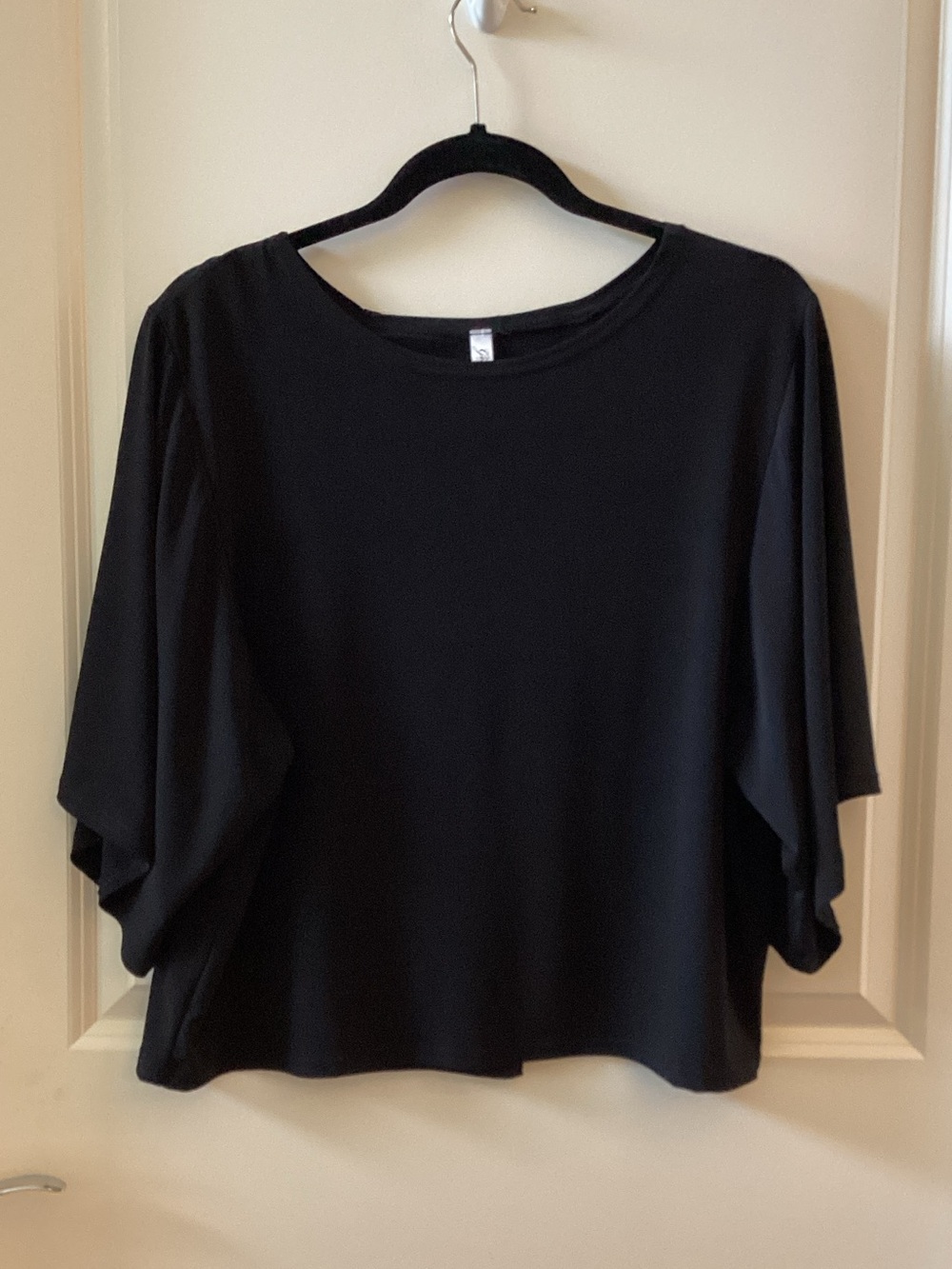 Black Women's Dolman Sleeve Top